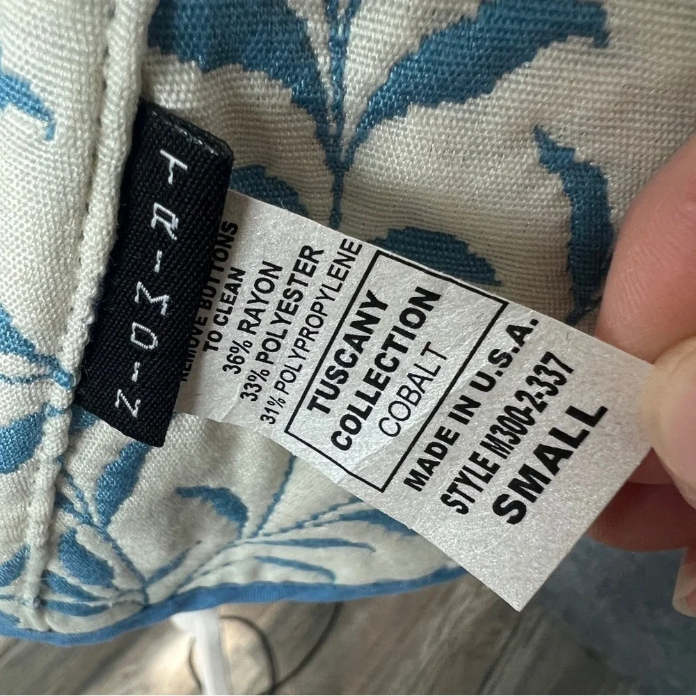 TRIMDIN Artisan Reversible Jacket Tuscany Collection Cobalt Blue Size Small - Picture 6 of 14